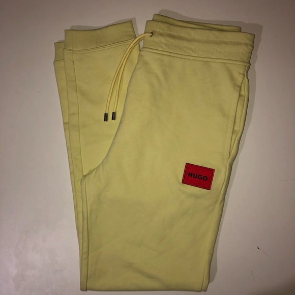 Hugo Boss Joggers Men’s Size XL Yellow Color - Picture 7 of 10